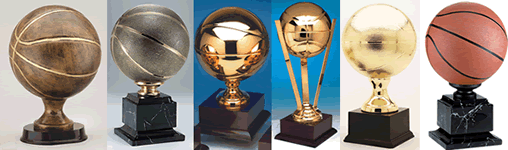 NEW 1 Light Gold basketball hoop trophy topper 5.75"